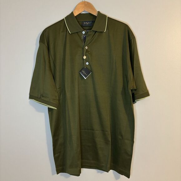Bobby Jones collection polo golf shirt active L short sleeve NWT - Picture 2 of 6